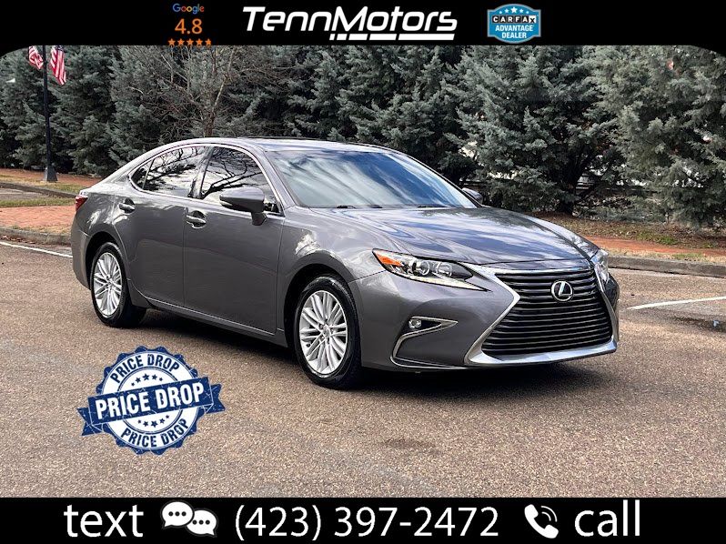 Gray 2016 Lexus ES 350 FWD Sedan Front-Wheel Drive 6-Speed Automatic