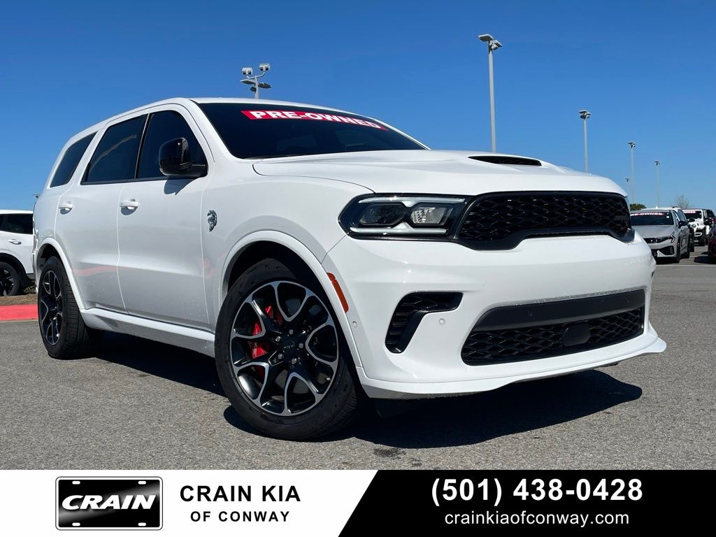 White Knuckle Clearcoat 2023 Dodge Durango SRT Hellcat AWD SUV / Crossover All-Wheel Drive 8-Speed Automatic
