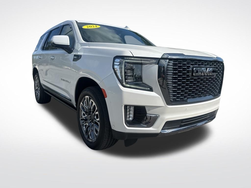 White Frost Tricoat 2024 GMC Yukon Denali Ultimate 4WD SUV / Crossover Four-Wheel Drive