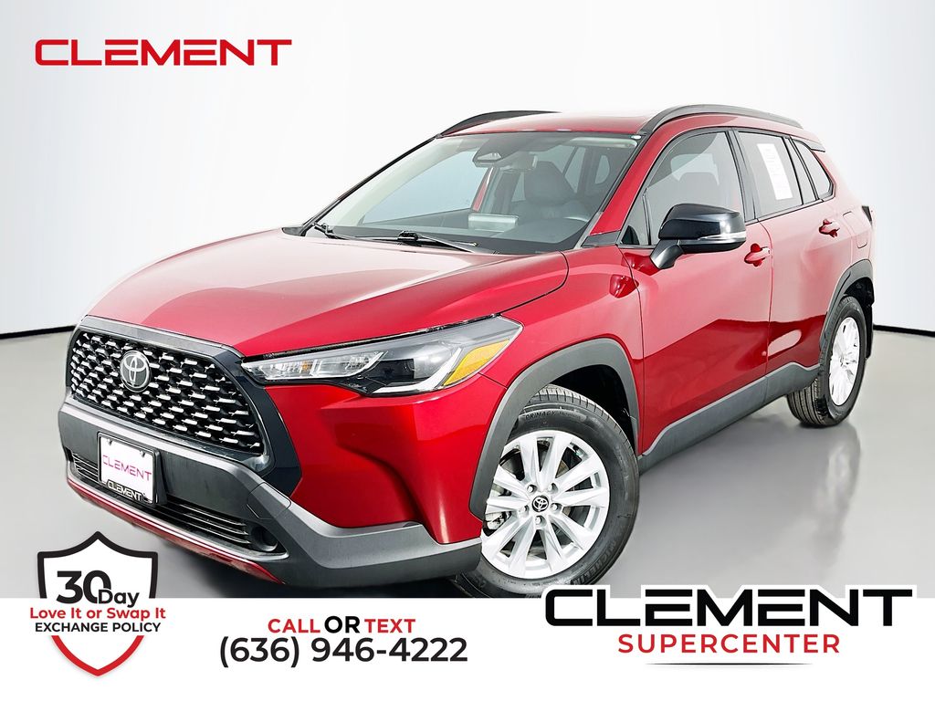 Red Crystal 2025 Toyota Corolla Cross LE FWD SUV / Crossover Front-Wheel Drive Continuously Variable Transmission