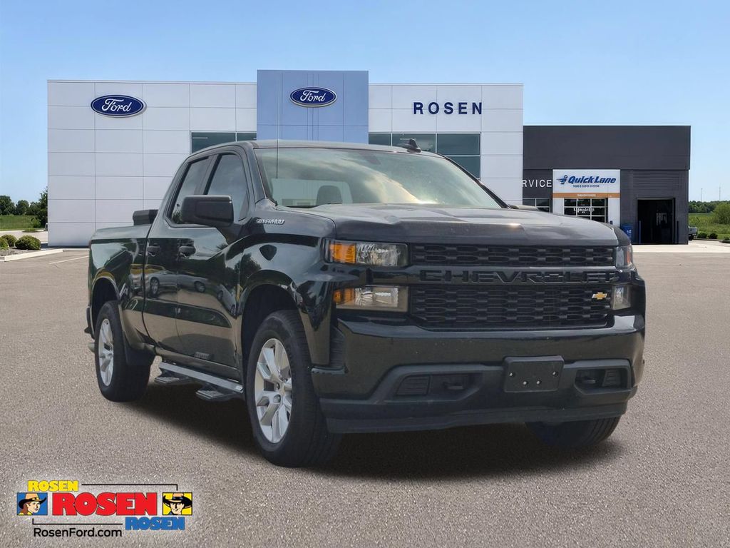 Black 2020 Chevrolet Silverado 1500 Pickup Truck Four-Wheel Drive 6-Speed Automatic Overdrive