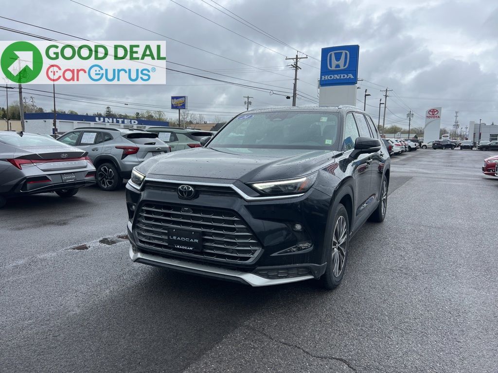 Midnight Black Metallic 2024 Toyota Grand Highlander Hybrid MAX Platinum AWD SUV / Crossover All-Wheel Drive 6-Speed Automatic