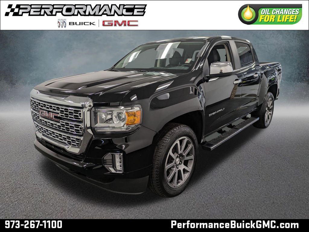 Onyx Black 2022 GMC Canyon Pickup Truck Four-Wheel Drive 8-Speed Automatic