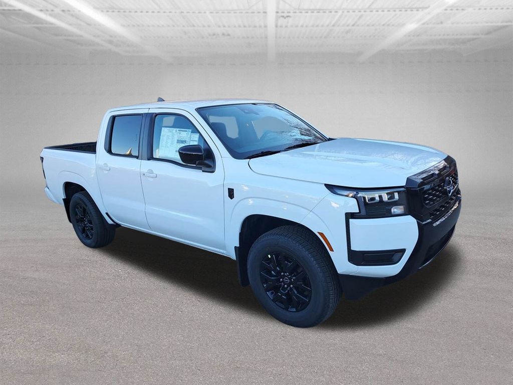 2026 Nissan Frontier SV White at John Sisson Motors