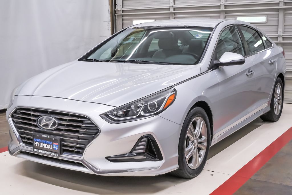 Symphony Silver 2018 Hyundai Sonata SEL FWD Sedan Front-Wheel Drive 6-Speed Automatic