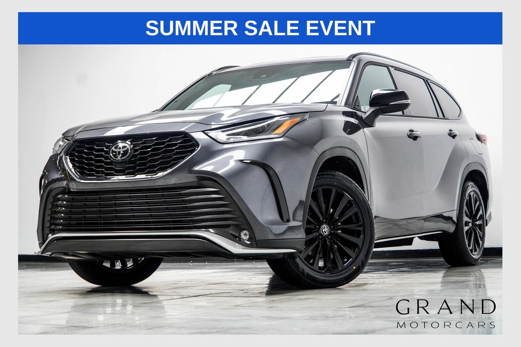 Magnetic Gray Metallic 2025 Toyota Highlander SUV / Crossover All-Wheel Drive 8-Speed Automatic