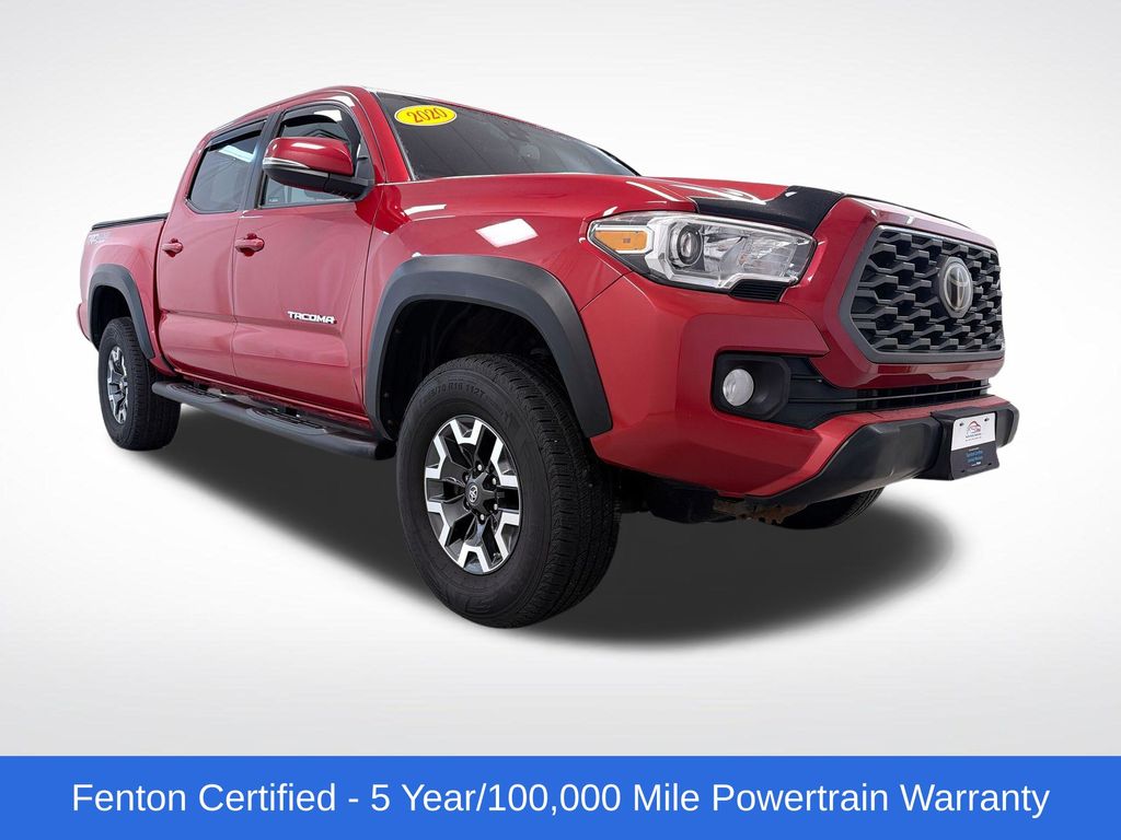 Barcelona Red Metallic 2020 Toyota Tacoma Pickup Truck Four-Wheel Drive 6-Speed Automatic