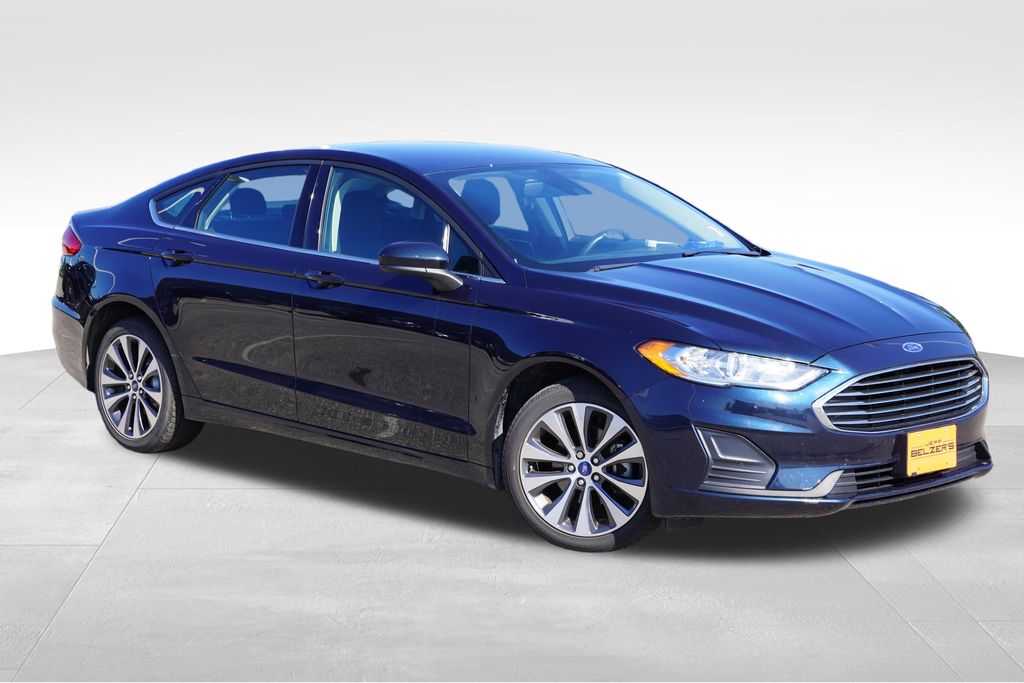 Alto Blue Metallic Tinted Clearcoat 2020 Ford Fusion Sedan All-Wheel Drive 6-Speed Automatic