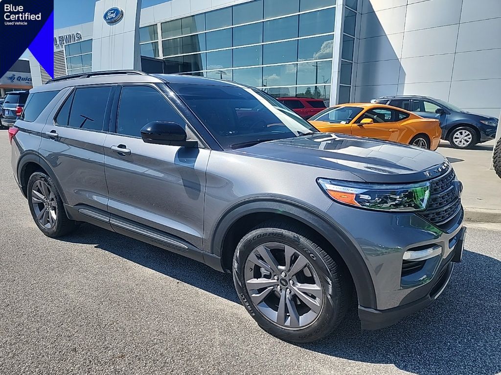 Carbonized Gray Metallic 2022 Ford Explorer SUV / Crossover Rear-Wheel Drive Automatic