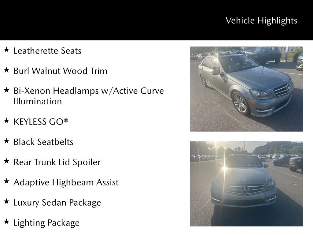 2014 Mercedes-Benz C 250 Luxury