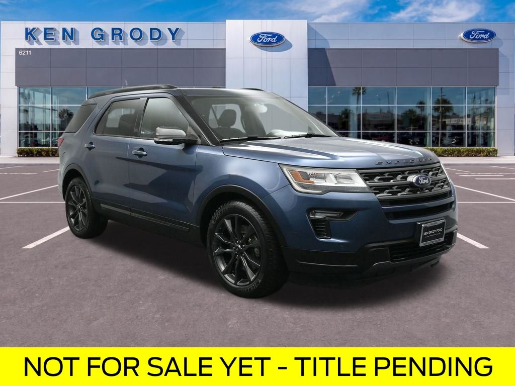 Blue Metallic 2018 Ford Explorer SUV / Crossover Front-Wheel Drive 6-Speed Automatic