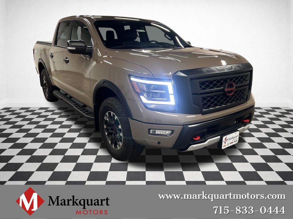Baja Storm 2023 Nissan Titan PRO-4X Crew Cab 4WD Pickup Truck Four-Wheel Drive 9-Speed Automatic