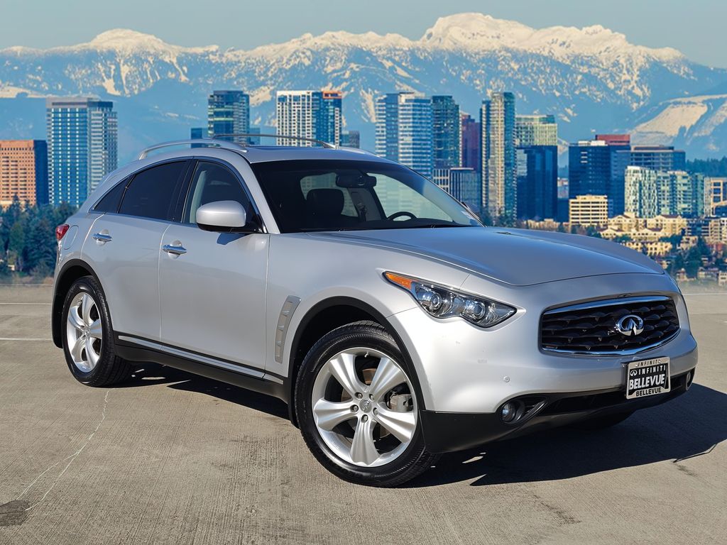 Gray (Liquid Platinum Metallic) 2010 INFINITI FX35 SUV / Crossover Rear-Wheel Drive 7-Speed Automatic