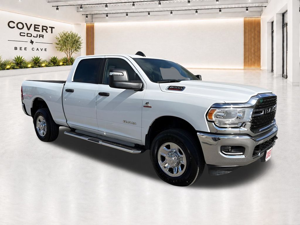 Bright White Clearcoat 2024 RAM 2500 Pickup Truck Four-Wheel Drive 6-Speed Automatic