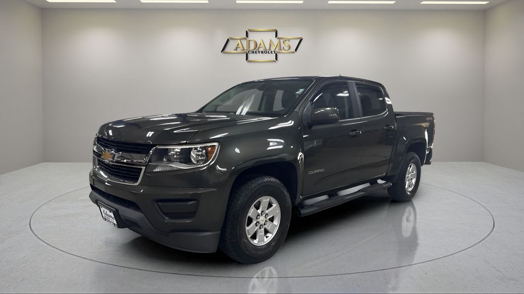 Deepwood Green Metallic 2018 Chevrolet Colorado Pickup Truck Four-Wheel Drive 8-Speed Automatic