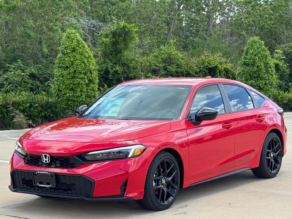 2026 Honda Civic Sport Red at Community Honda