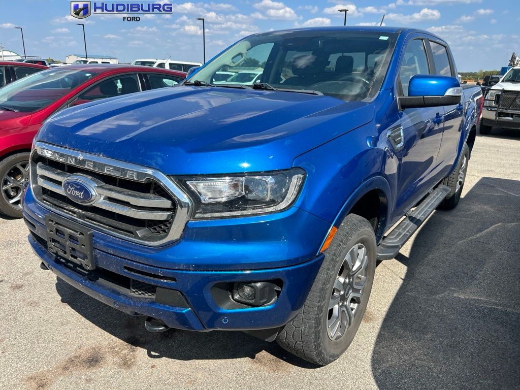 Lightning Blue Metallic 2020 Ford Ranger Pickup Truck Four-Wheel Drive Automatic