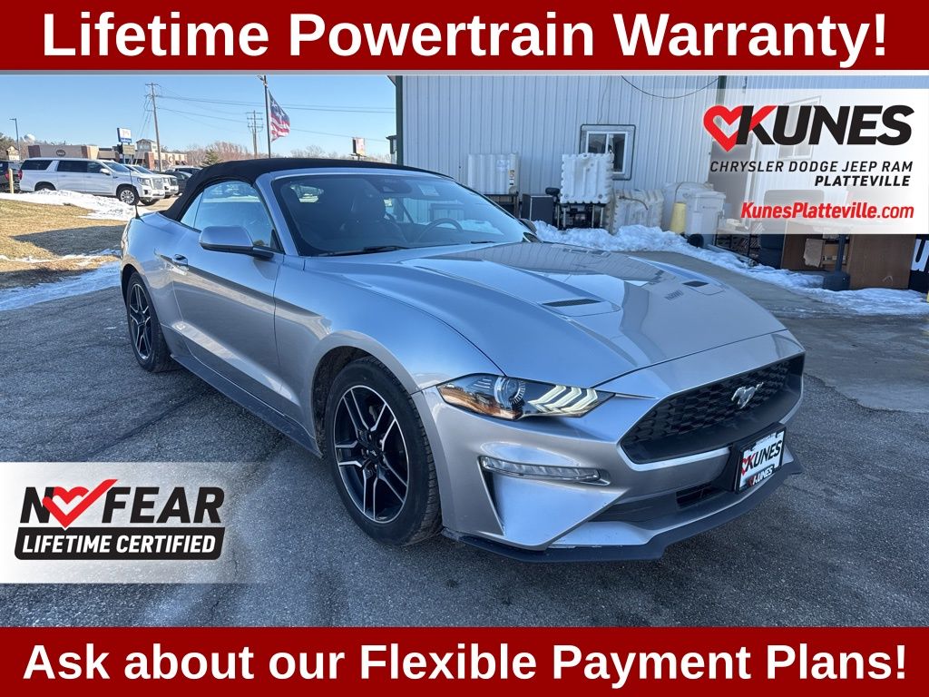 Silver 2023 Ford Mustang Convertible Rear-Wheel Drive Automatic