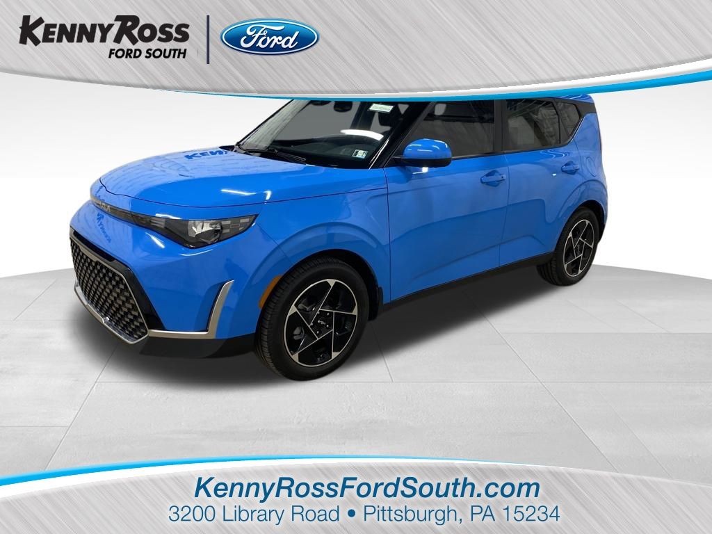 Surf Blue 2025 Kia Soul SUV / Crossover Front-Wheel Drive Continuously Variable Transmission