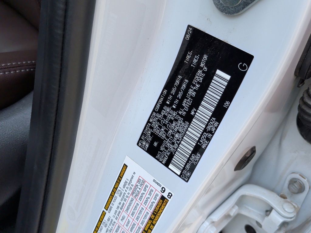 2024 Toyota Land Cruiser Base Off-white at Don McGill Toyota