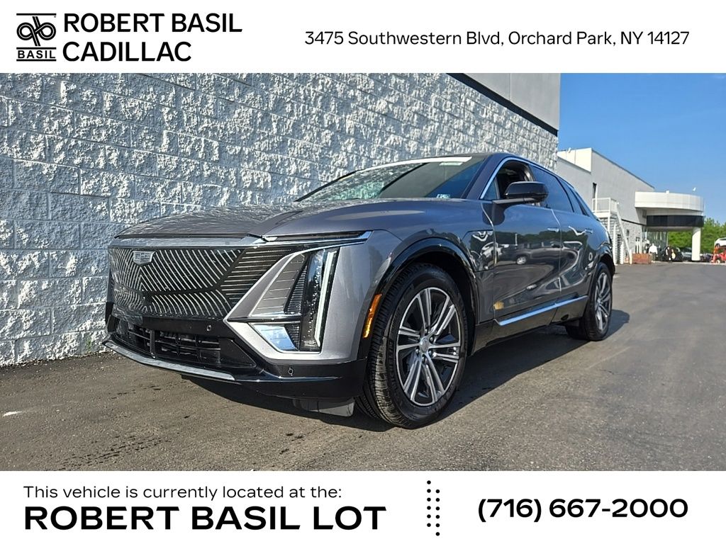 Gray (Steel Metallic) 2023 Cadillac LYRIQ SUV / Crossover All-Wheel Drive 1-Speed Automatic