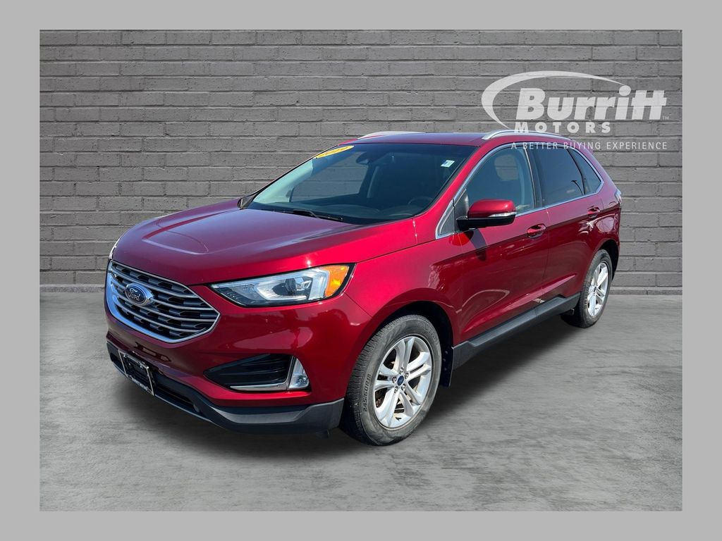 Ruby Red Metallic Tinted Clearcoat 2019 Ford Edge SUV / Crossover All-Wheel Drive 8-Speed Automatic