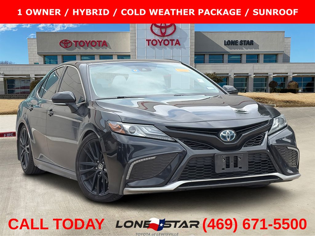 Midnight Black Metallic 2024 Toyota Camry Hybrid XSE FWD Sedan Front-Wheel Drive Continuously Variable Transmission