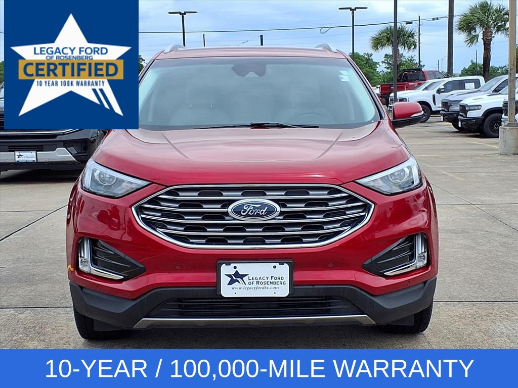 2023 Ford Edge Titanium Red at Cook Ford