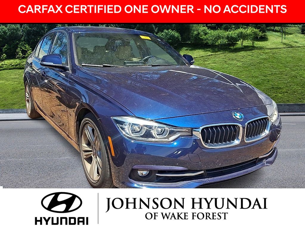Blue Metallic 2016 BMW 3 Series Sedan Rear-Wheel Drive 8-Speed Automatic