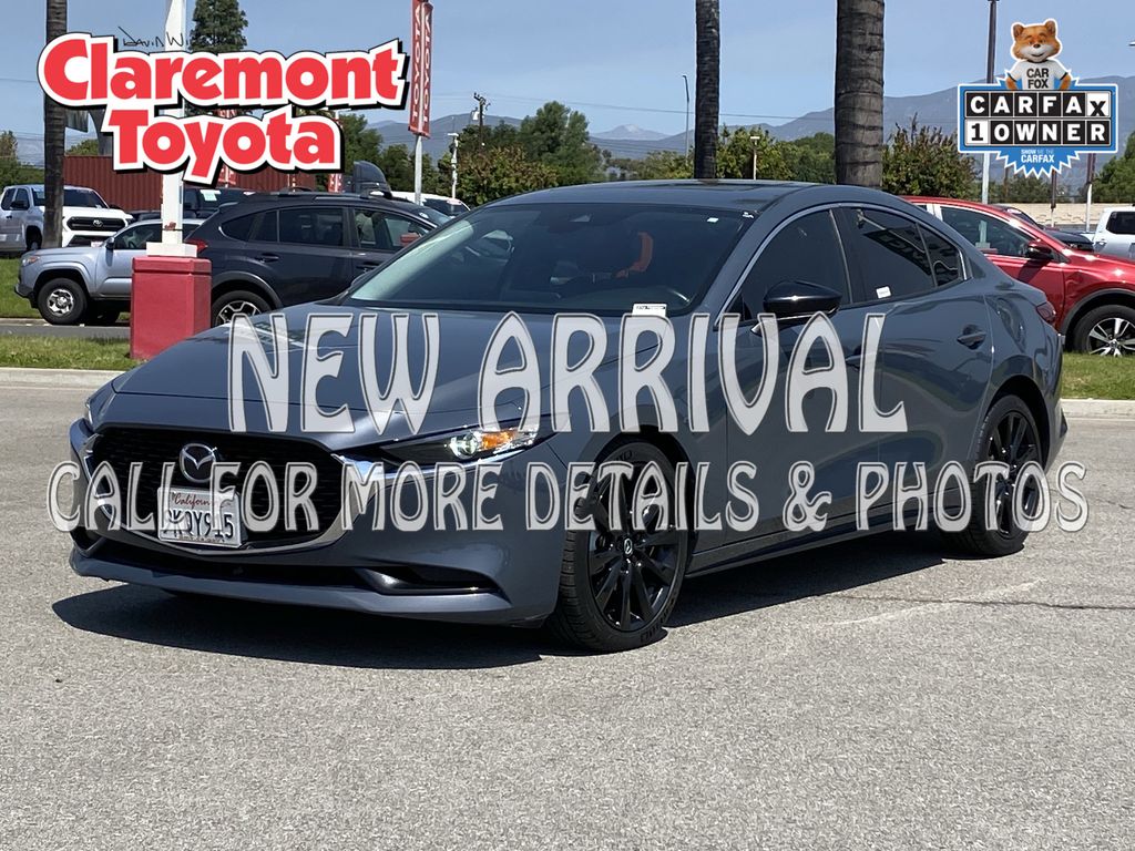 Polymetal Gray Metallic 2023 Mazda MAZDA3 2.5 S Carbon Edition Sedan FWD Sedan Front-Wheel Drive 6-Speed Automatic