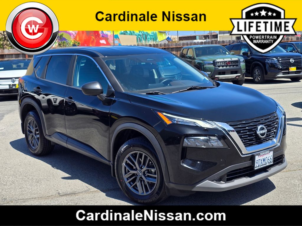 Super Black 2023 Nissan Rogue SUV / Crossover All-Wheel Drive Continuously Variable Transmission