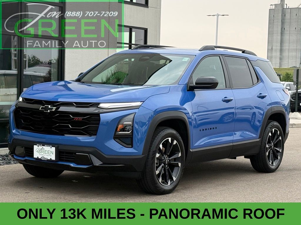 Reef Blue Metallic 2025 Chevrolet Equinox SUV / Crossover Four-Wheel Drive 8-Speed Automatic
