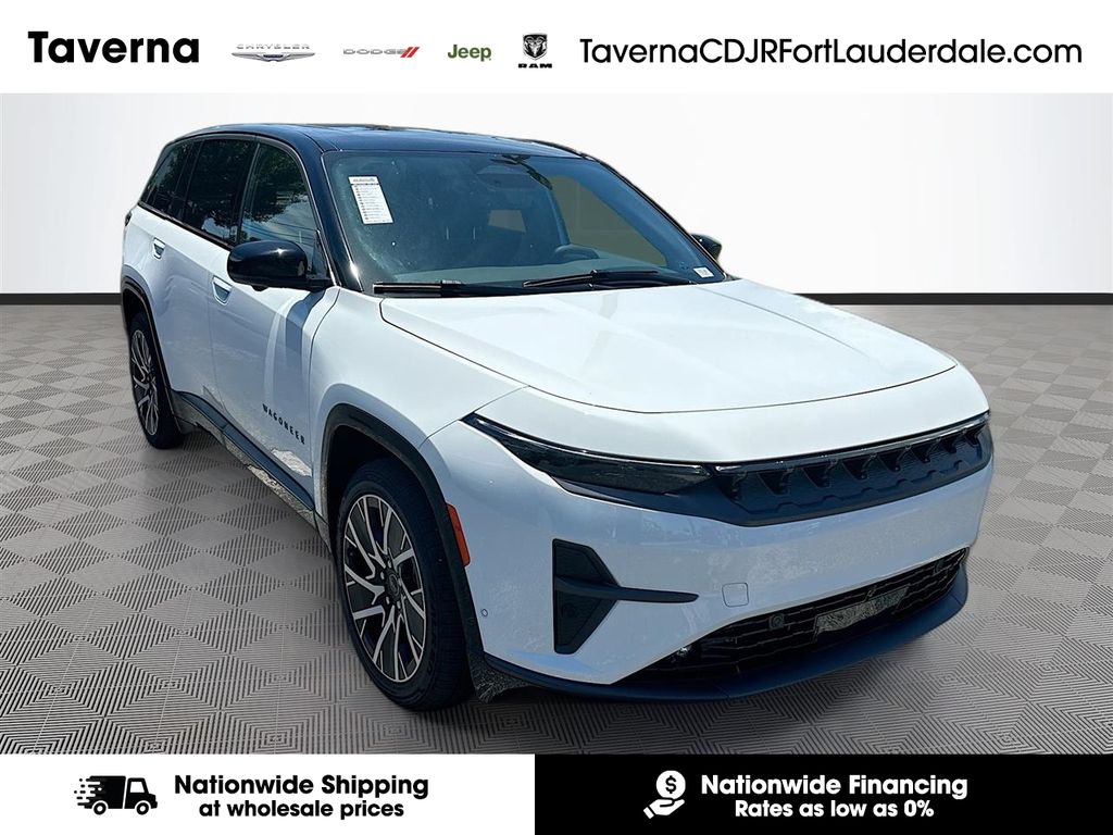 Bright White Clearcoat 2025 Jeep Wagoneer S Limited 4WD SUV / Crossover Four-Wheel Drive 1-Speed Automatic