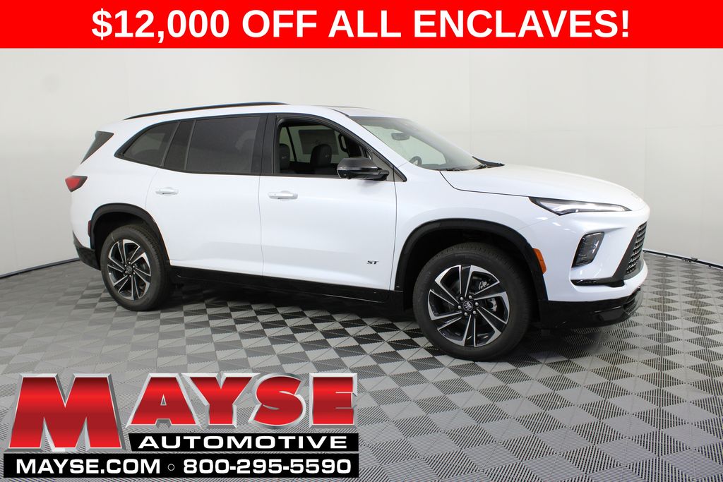 Summit White 2026 Buick Enclave SUV / Crossover Front-Wheel Drive 8-Speed Automatic