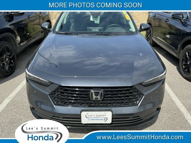 Meteorite Gray Metallic 2025 Honda Accord Hybrid EX-L FWD Sedan Front-Wheel Drive Continuously Variable Transmission