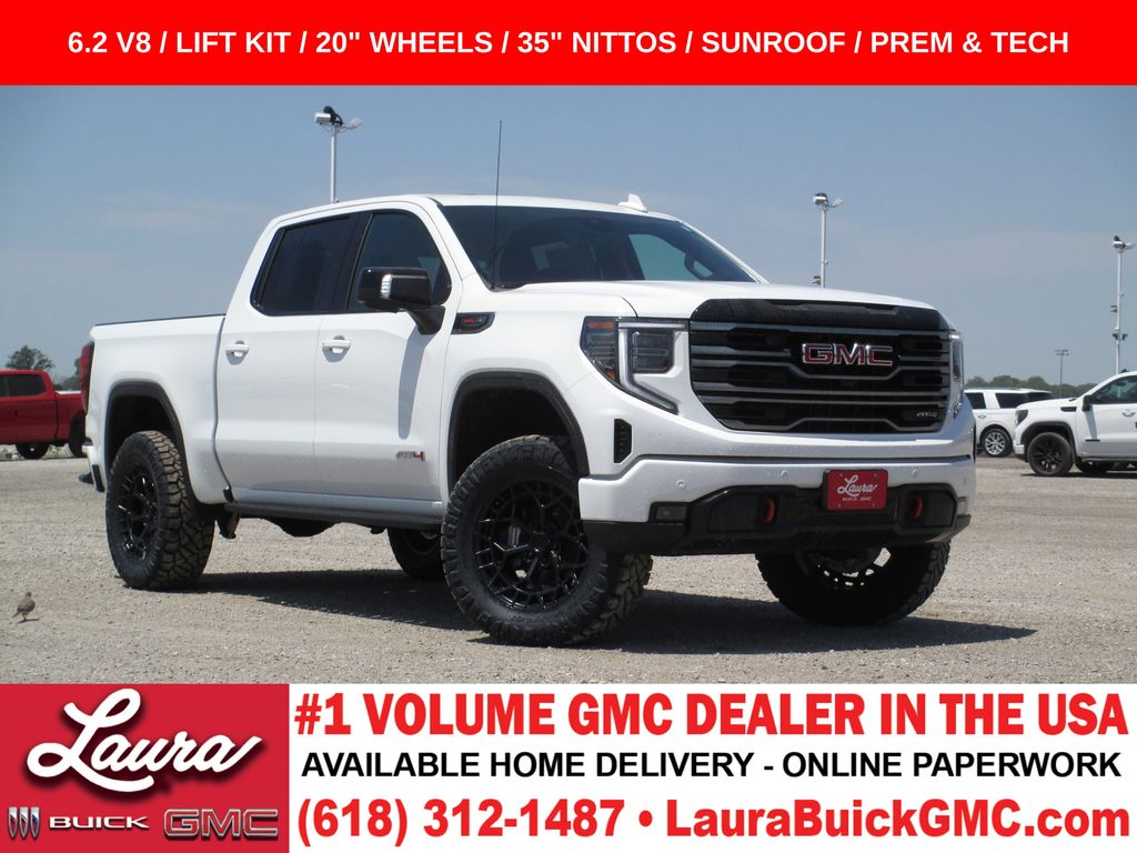 Summit White 2026 GMC Sierra 1500 Pickup Truck Four-Wheel Drive Automatic