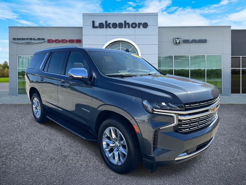 Shadow Gray Metallic 2021 Chevrolet Tahoe SUV / Crossover Four-Wheel Drive 