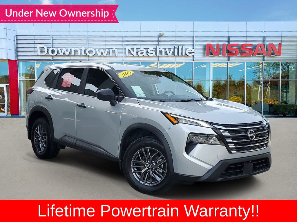 Brilliant Silver Metallic 2025 Nissan Rogue SUV / Crossover All-Wheel Drive Continuously Variable Transmission