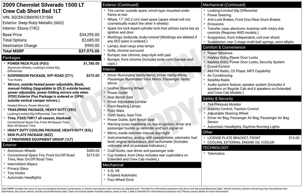 2009 Chevrolet Silverado 1500's photo