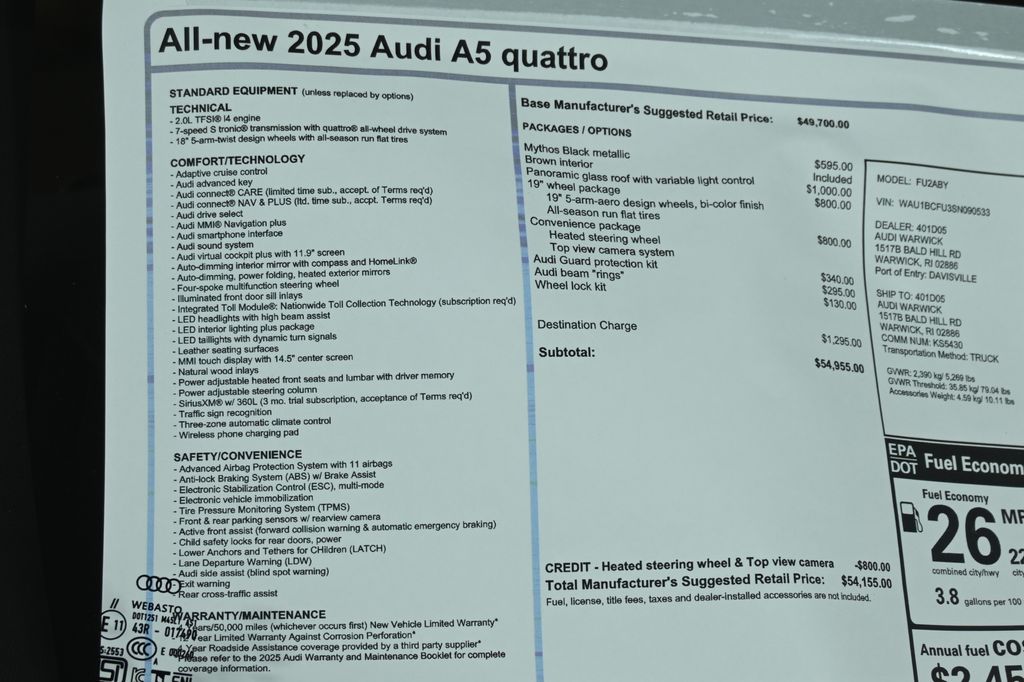 Thumbnail: 2025 Audi A5 - 28