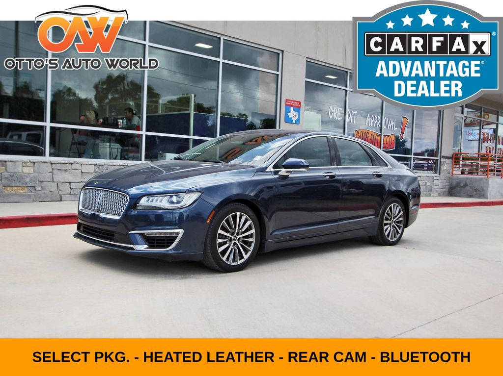 Sapphire Blue Metallic 2017 Lincoln MKZ Sedan Front-Wheel Drive 6-Speed Automatic
