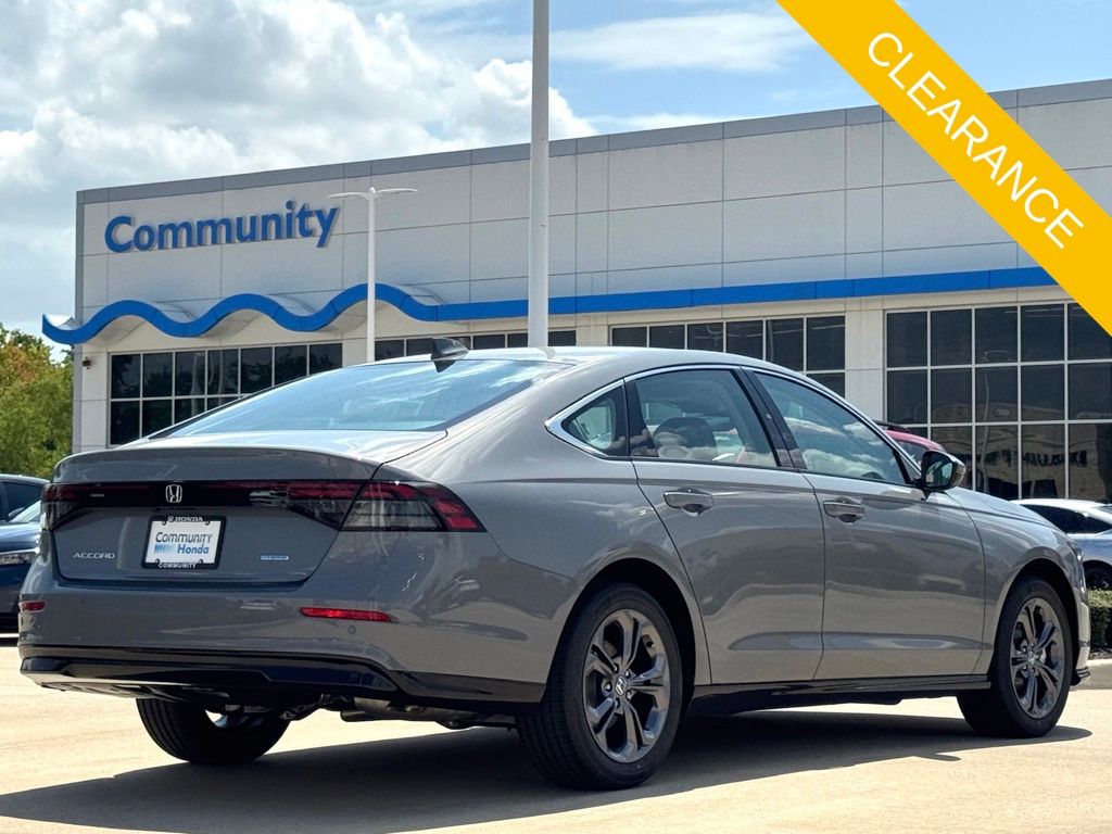 2025 Honda Accord Hybrid EX-L Gray at Classic Honda Galveston
