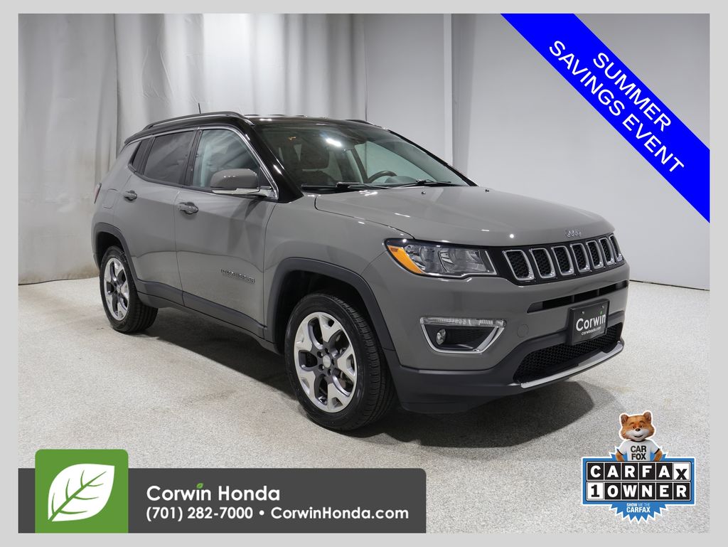 Sting-Gray Clearcoat 2020 Jeep Compass SUV / Crossover Four-Wheel Drive 9-Speed Automatic