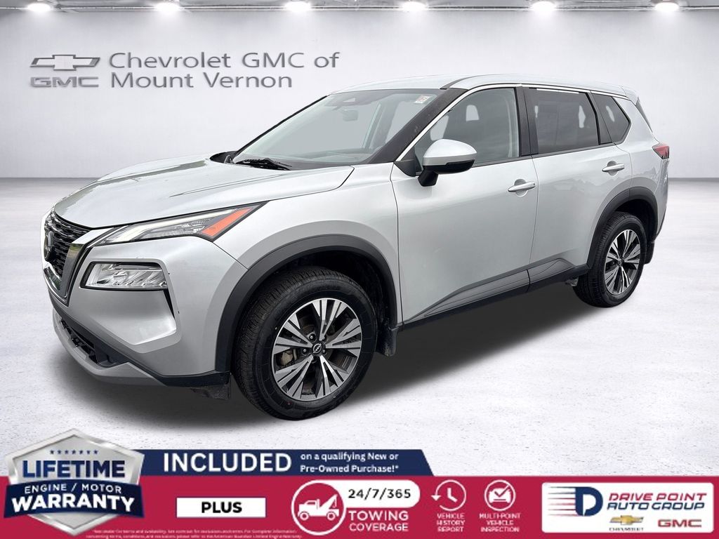 Brilliant Silver Metallic 2023 Nissan Rogue SUV / Crossover All-Wheel Drive Continuously Variable Transmission
