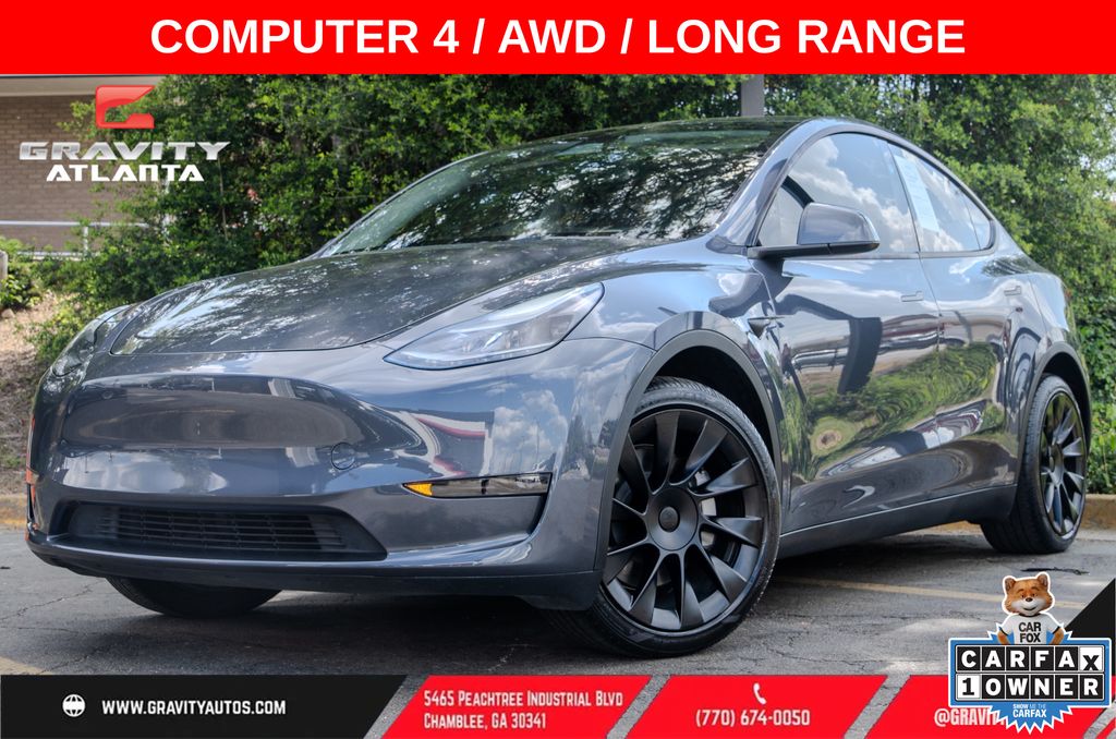 Midnight Silver Metallic 2023 Tesla Model Y Long Range AWD SUV / Crossover All-Wheel Drive 1-Speed Automatic