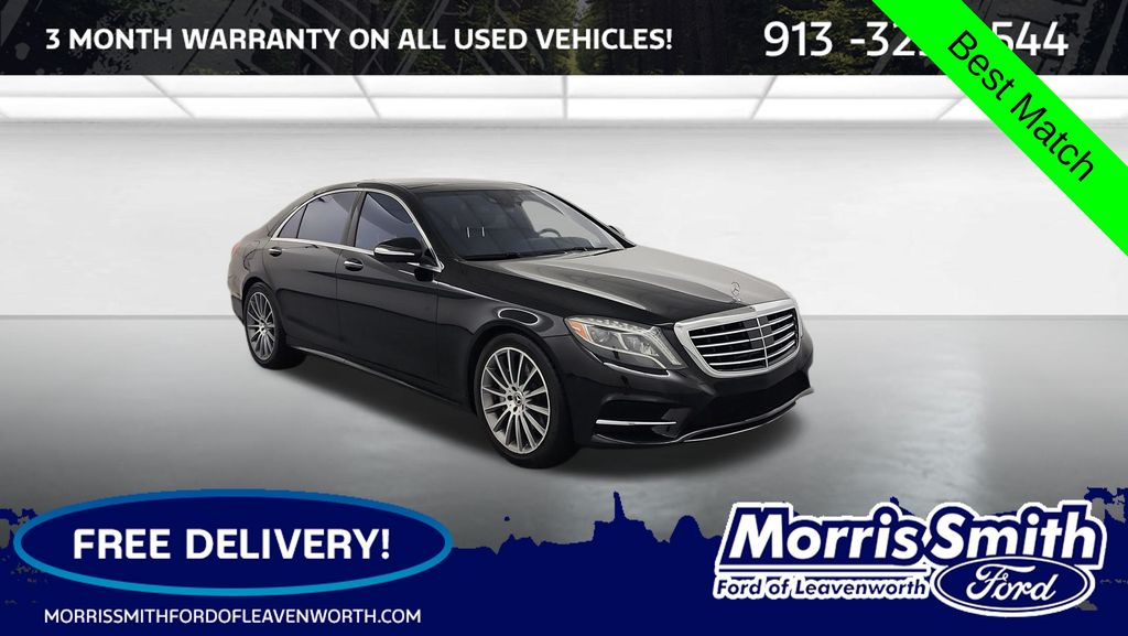 Black 2017 Mercedes-Benz S-Class Sedan Rear-Wheel Drive 9-Speed Automatic