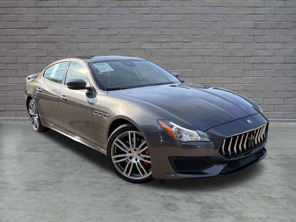 Grigio Metallic 2017 Maserati Quattroporte Sedan All-Wheel Drive 8-Speed Automatic