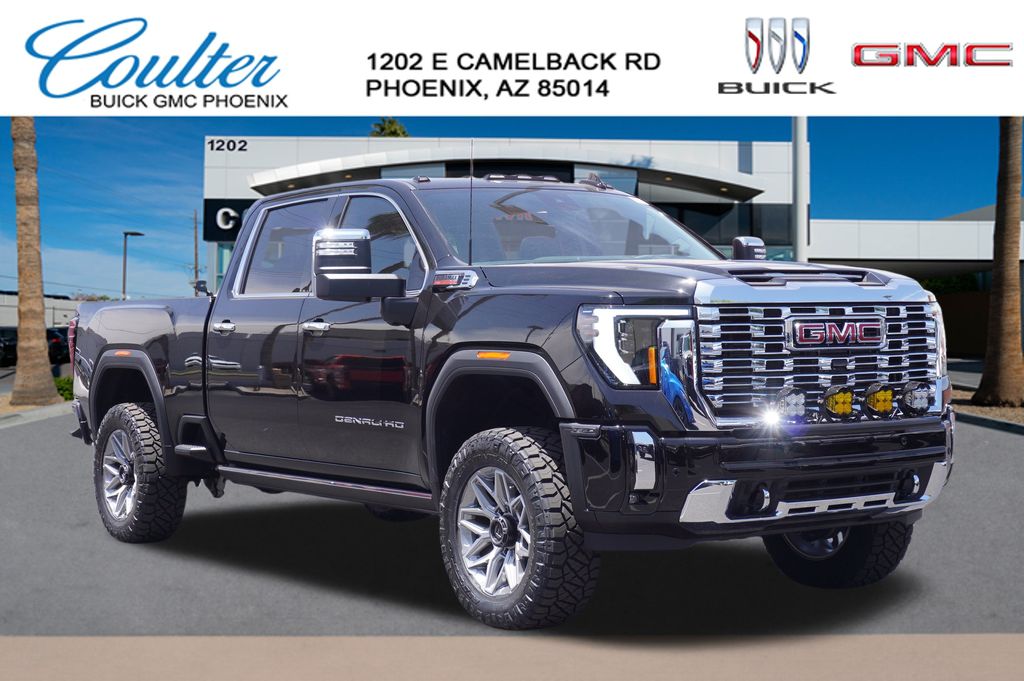 Onyx Black 2025 GMC Sierra 2500HD Pickup Truck Four-Wheel Drive Automatic