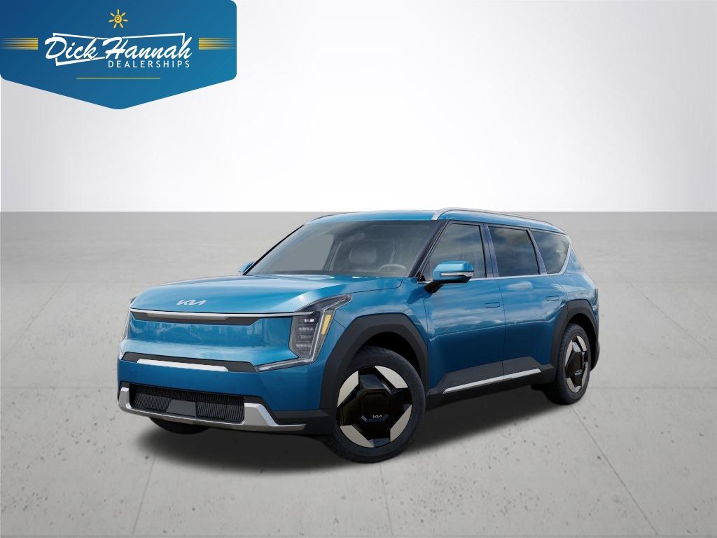 Ocean Blue 2026 Kia EV9 SUV / Crossover All-Wheel Drive 1-Speed Automatic