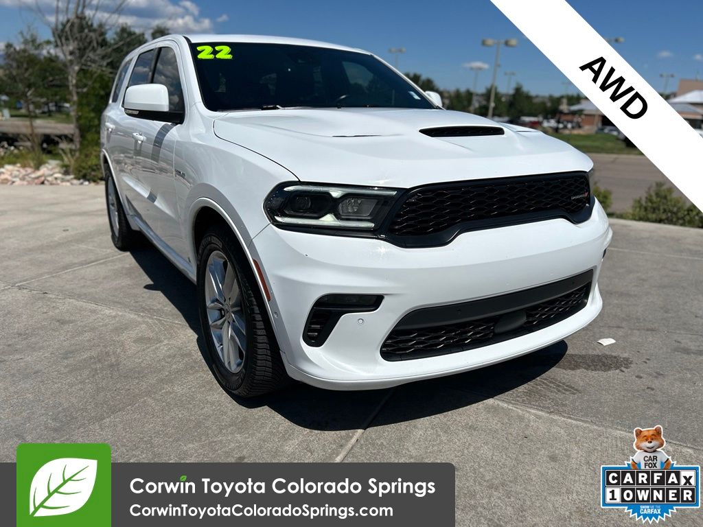 White Knuckle Clearcoat 2022 Dodge Durango SUV / Crossover All-Wheel Drive 8-Speed Automatic